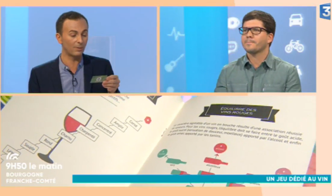 Charger la vidéo : Interview de Nicolas réalisée sur le plateau de France 3 Bourgogne Franche-Comté.