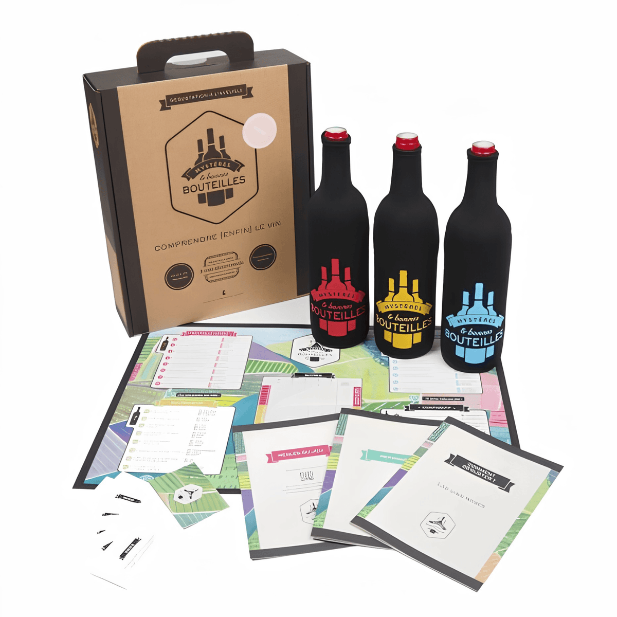 coffret jeu de dégustation de vin rosé complet