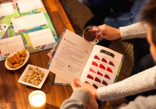 Le concept du jeu de dégustation des vins