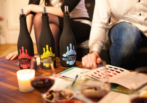 Le concept du jeu de dégustation des vins