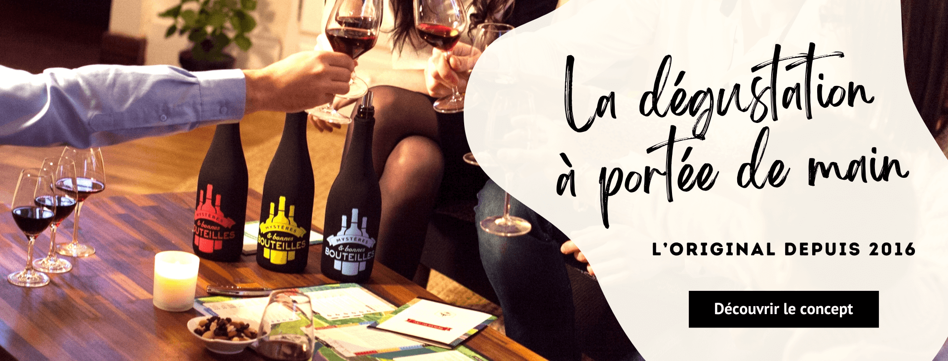 Jeu de dégustation de vin à l'aveugle. Accessible et ludique.